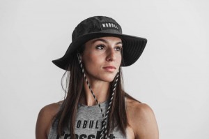 Chapeaux Nobull Boonie Homme Noir | 07439-YAKF