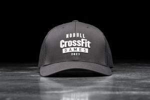 Chapeaux Nobull Crossfit Games® 2021 Curved-brim Trucker Femme Grise Foncé | 24971-LIWZ