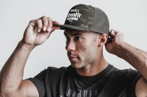 Chapeaux Nobull Crossfit Games® 2021 Plates-brim Trucker Femme Vert Camouflage | 90352-IVOW