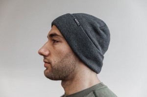 Chapeaux Nobull Cuffed Beanie Femme Grise Foncé | 67524-IXYV