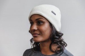 Chapeaux Nobull Cuffed Beanie Homme Blanche | 93082-QFBU
