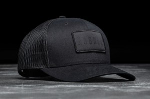 Chapeaux Nobull Curved-brim Trucker Femme Noir | 93075-MZSP