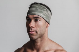 Chapeaux Nobull Headband 4" Homme Vert Camouflage | 89570-LINK