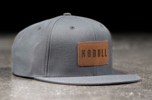 Chapeaux Nobull Plates-brim Snapback Femme Steel | 06159-XGIQ