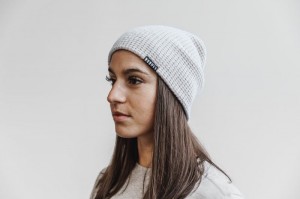Chapeaux Nobull Waffle Beanie Homme Grise | 63574-AMFW