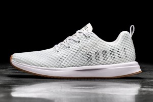 Chaussure Running Nobull Femme Blanche | 30825-ACQV