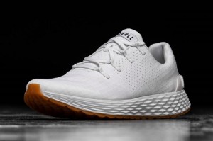 Chaussure Running Nobull Femme Blanche | 42053-BSAT