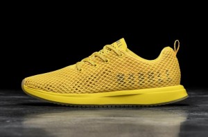 Chaussure Running Nobull Femme Jaune | 93841-FIOQ