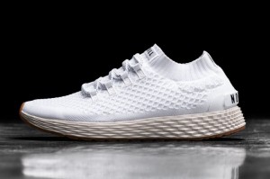 Chaussure Running Nobull Homme Blanche | 60134-ESXC