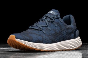Chaussure Running Nobull Homme Bleu Marine | 67942-PJFD