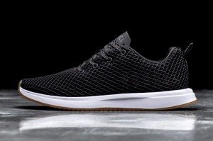 Chaussure Running Nobull Homme Noir Blanche | 01895-IVZH