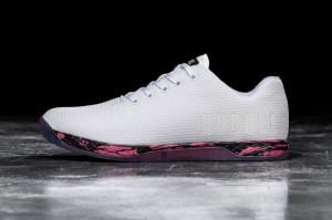 Chaussures de Sport Nobull Femme Blanche | 05642-QSGY