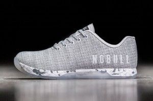 Chaussures de Sport Nobull Femme Blanche Grise | 79401-PJLR