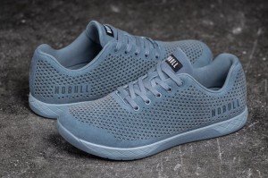 Chaussures de Sport Nobull Femme Grise Bleu | 78490-CRTD