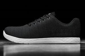 Chaussures de Sport Nobull Femme Noir Blanche | 14563-LTCD
