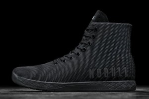 Chaussures de Sport Nobull High Tops Femme Noir | 70513-EIJU