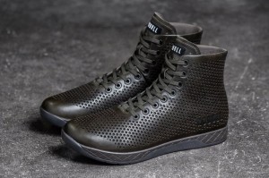 Chaussures de Sport Nobull High Tops Homme Vert Olive | 27394-BQLF