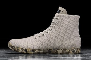 Chaussures de Sport Nobull High Tops Homme Beige | 45980-THSZ
