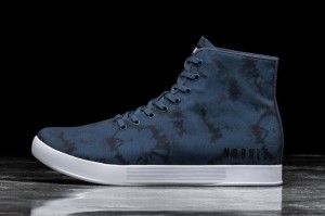 Chaussures de Sport Nobull High Tops Homme Bleu Marine | 39078-WJEH