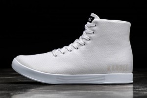 Chaussures de Sport Nobull High Tops Homme Blanche | 98417-JNRF