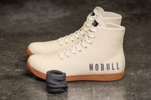 Chaussures de Sport Nobull High Tops Homme Blanche | 12406-XGTS