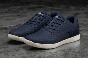 Chaussures de Sport Nobull Homme Bleu Marine Blanche | 04826-SMCR