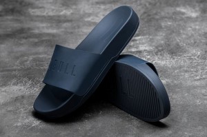 Claquette Nobull Homme Bleu Marine | 20476-AILQ