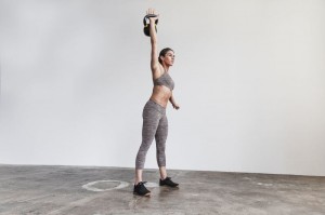Collant Nobull Crop Femme Cafe Melange | 81579-VICB