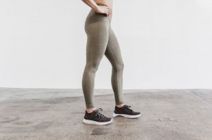 Collant Nobull High-Rise Femme Fallen Rock Heather | 24018-QSVB