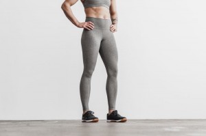 Collant Nobull High-Rise Femme Grise | 45916-VYAX
