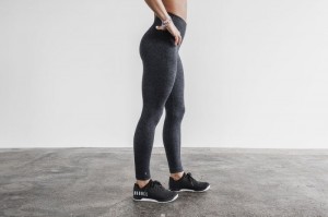 Collant Nobull High-Rise Femme Grise | 61720-QHGP