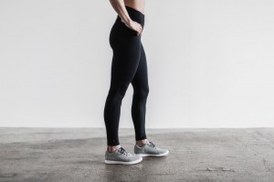 Collant Nobull High-Rise Femme Noir | 51820-ZTPK