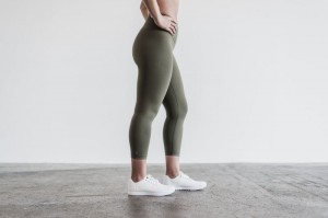 Collant Nobull High-Rise Femme Vert | 30598-KNJX