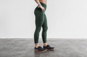 Collant Nobull High-rise 7/8 Femme Hunter Heather Matte | 07824-ZYWU
