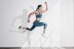 Collant Nobull Pace Femme Grise Bleu | 20817-DQXR