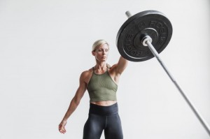Debardeur Nobull Crop Femme Vert | 09456-WPIG