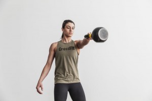 Debardeur Nobull Crossfit® High-neck Femme Vert | 59420-KRNP