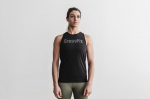 Debardeur Nobull Crossfit® High-neck Femme Noir | 07629-YDOX