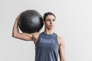 Debardeur Nobull Crossfit® High-neck Femme Bleu Marine | 50964-SDUV