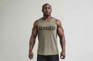 Debardeur Nobull Crossfit® Homme Vert | 91538-XHVD