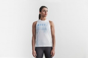 Debardeur Nobull High-neck Femme Bleu | 29483-UGTD