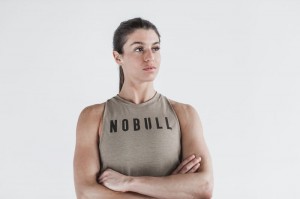 Debardeur Nobull High-neck Femme Fallen Rock | 25618-LOUS