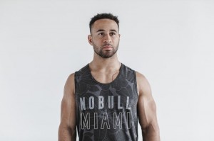 Debardeur Nobull Homme Grise | 38017-WNPM