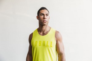 Debardeur Nobull Homme Jaune | 81953-TFSV