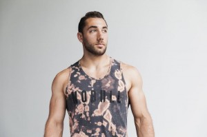 Debardeur Nobull Homme Marron Noir | 58763-MXVR