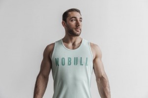 Debardeur Nobull Homme Mist | 47685-MCDA