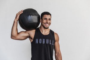 Debardeur Nobull Homme Noir | 69253-LJPT