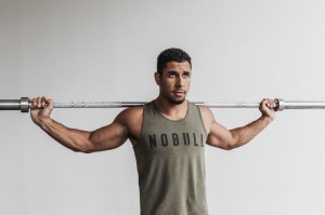 Debardeur Nobull Homme Vert | 85291-ULNB