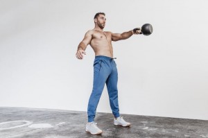 Pantalon Jogging Nobull Homme Bleu | 36194-TGLQ