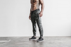 Pantalon Jogging Nobull Homme Grise Camouflage | 07516-JFYB